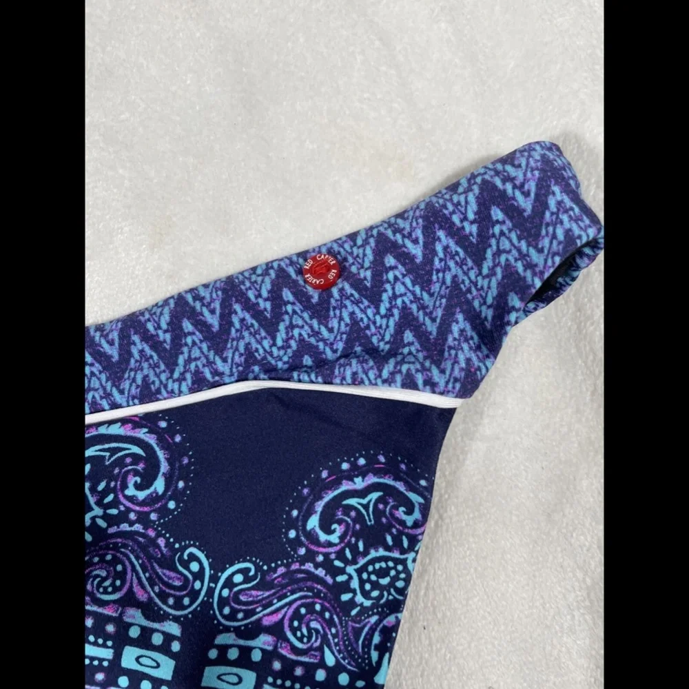 NEW Red Carter Allover Reversible Bikini Bottom Blue/Purple [ S/6 Small‎ ]